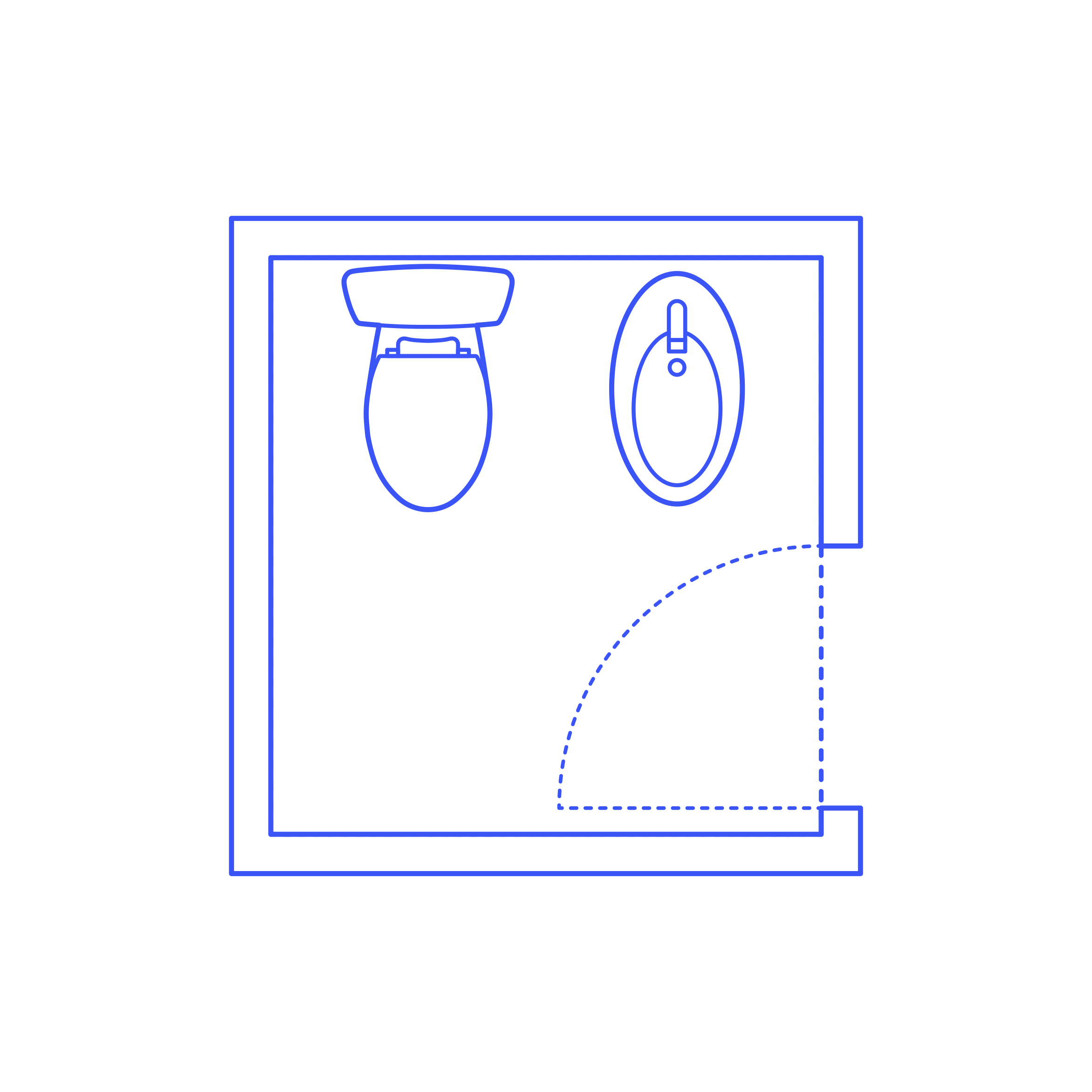 Layouts Bathrooms Quarter Toilet Bidet 1 Wall Sketch Drawing Svg Vector Free Vectors
